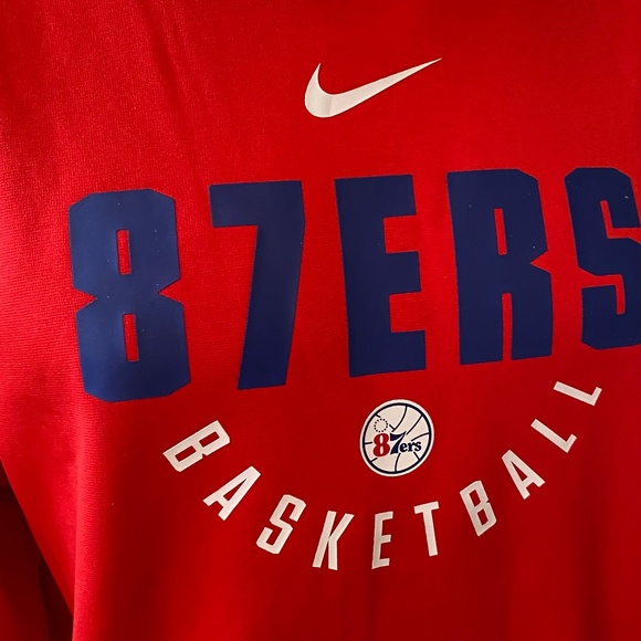 New Nike G-League 87ers Basketball sweatshirt with front pocket various sizes - Picture 2 of 5
